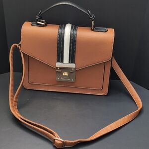 Scarleton Women's Brown Handbag/Satchel/Crossbody Bag.